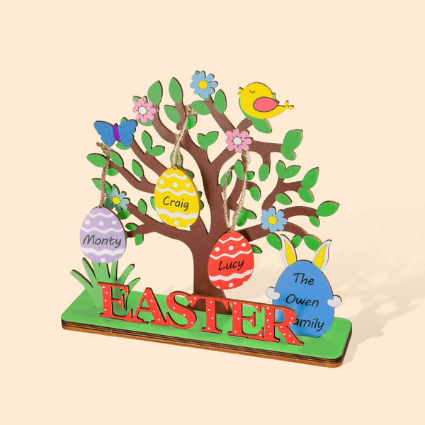 Decorazione personalizzata per l'albero di Pasqua