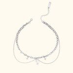 Personalized Gothic Style Crystal with Initial Choker