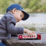 Personalisierter Spielzeug-LKW aus Aluminiumlegierung mit Namen Geburtstag Weihnachten Geschenk für Kinder