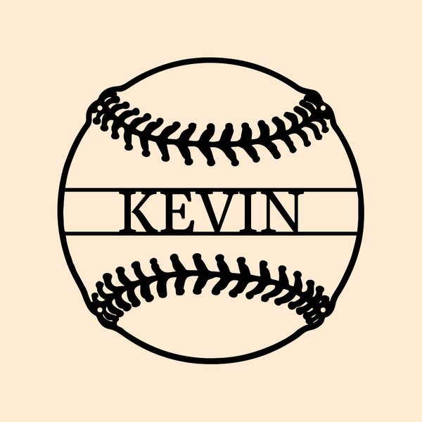 Baseball Metal Sign Art