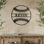 Personnalisable Décoration Murale Art Métal Baseball Signalisation re