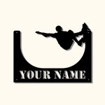 Henkilökohtainen Skater Metal Decoration Rullalautailu Metal Wall Art