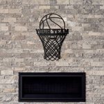 Custom Name Basketball Hoop Wall Decor Metal Wall Art