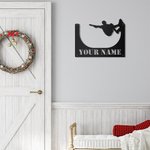 Henkilökohtainen Skater Metal Decoration Rullalautailu Metal Wall Art