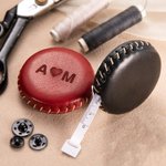 Handmade Retractable Leather Tape Measure
