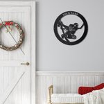 Henkilökohtainen Naiset Rullalautailu Metal Wall Art Tyttö Rullalauta Sign