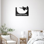 Henkilökohtainen Skater Metal Decoration Rullalautailu Metal Wall Art