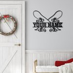 Custom Skateboard Name Sign Skateboarding Room Decoration Metal Wal Art
