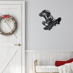Custom Skateboard Metal Wall Art Name Sign Decoration For Home