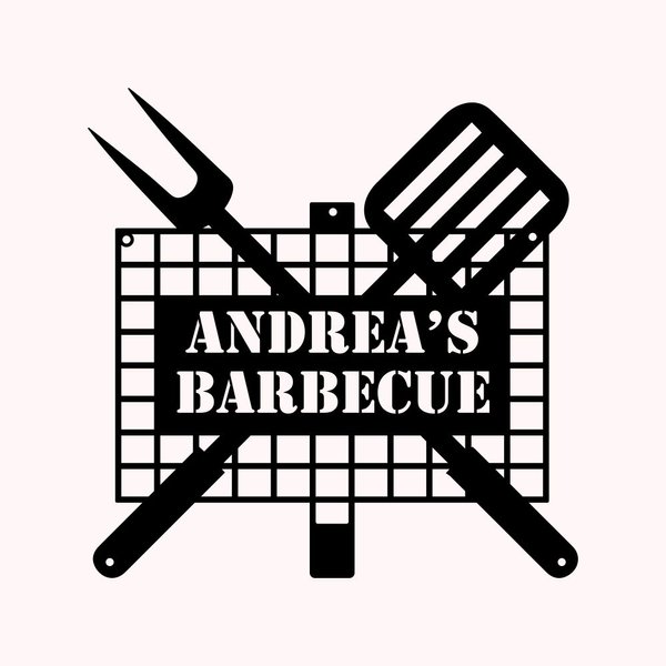 Décoration Personnalisé Métal Signe d'art Mural Barbecue