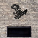 Custom Skateboard Metal Wall Art Name Sign Decoration For Home
