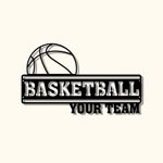 Letrero metálico de baloncesto personalizado Regalo para amantes del baloncesto