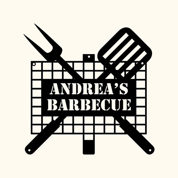 Aangepaste BBQ metalen muur kunst teken decoraties