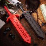 Personalised Dice Storage Dagger with Dice