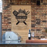Custom BBQ Metal Wall Art Sign Decoration