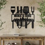 Custom BBQ Metal Wall Art Sign Decorations