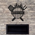 Custom BBQ Metal Wall Art Sign Decoration