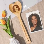 Personalized Photo Heart Shaped Wooden Spoon