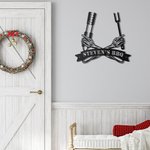 Décoration Personnalisé Signe d'art Mural Métal Barbecue