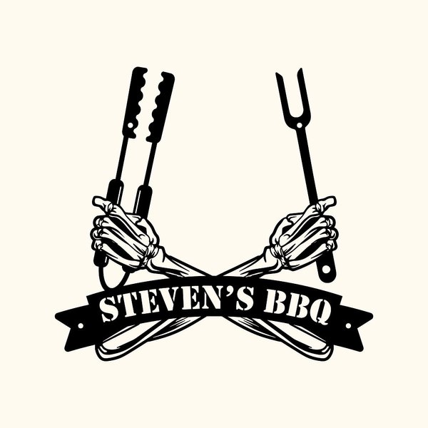 Aangepaste BBQ metalen wand kunst bord decor