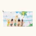 Personalized Besties' Back Beach Holiday Style Portable Quick Drying Beach Towel