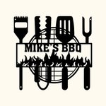 Custom BBQ Metal Wall Art Sign Decorations