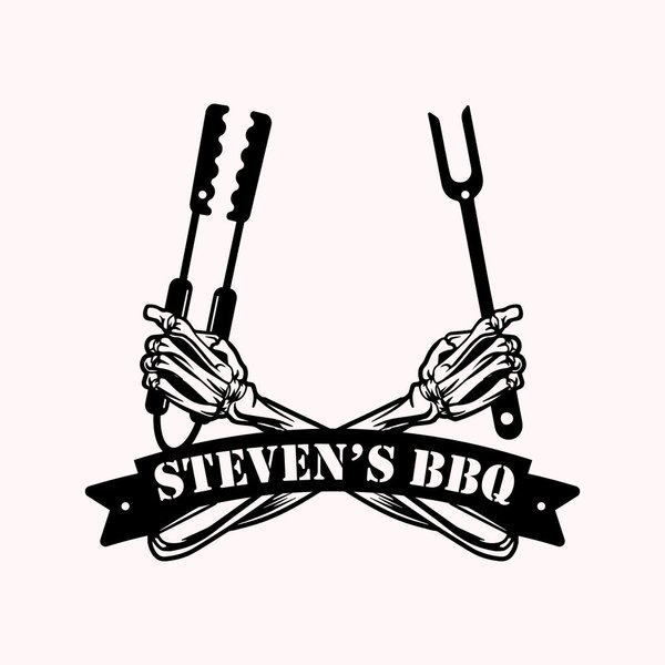 Décoration Personnalisé Signe d'art Mural Métal Barbecue