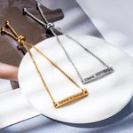 Bracelet Barre Personnalisé Gravé Longueur Ajustable