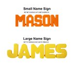 Kid's Name Puzzle Sign 3D Printed