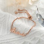 Custom Crown Name Bracelet