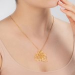 Personalized Children's Drawing Graffiti Necklace Gift for Mom Grandma