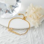 Custom Crown Name Bracelet