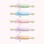 Mini Rouleaux à Pâtisserie Style Rae Dunn Décoration Personnalisée avec Texte Cadeau de Pâques pour Famille Pâtissier