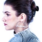 Personalized Name Hoop Earrings