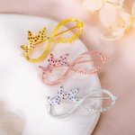 Custom Name Butterfly Infinity Brooch Pin