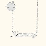 Custom Fashion Butterfly Clavicle Name Necklace