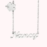 Custom Fashion Butterfly Clavicle Name Necklace