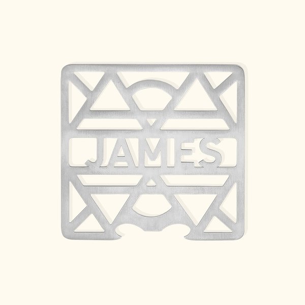 Portavasos de acero inoxidable con nombre personalizado Abrebotellas