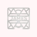 Personalized Name Stainless Steel Coaster Bottle Opener