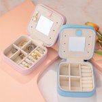 Personalised Ballet Pose Silhouettes Mirror Jewellery Case with Glittery Name Birthday Mother's Day Gift for Ballet Lover