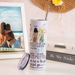 Personalisierte Besties' Back Thermoskanne für beste Freundinnen