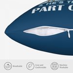 Personalizar No es sólo mi caballo Funda de cojín Funda de cojín para ella