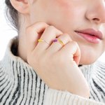 Personalised Fidget Ring Set of 3