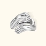 Personalized Creative Love Hug Ring