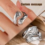 Personalized Creative Love Hug Ring