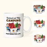Personalised Camping Theme Mug