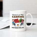 Personalised Camping Theme Mug