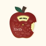 Customized Apple Rotatable Appreciation Card For Teachers