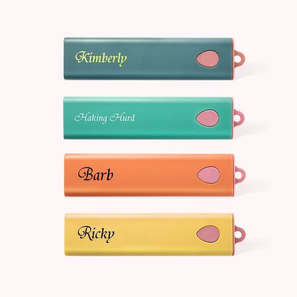 Portable Wheat Straw Cutlery Set with Name