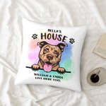 Coussin pour chien personnalisé Cadeaux pour les amoureux des chiens